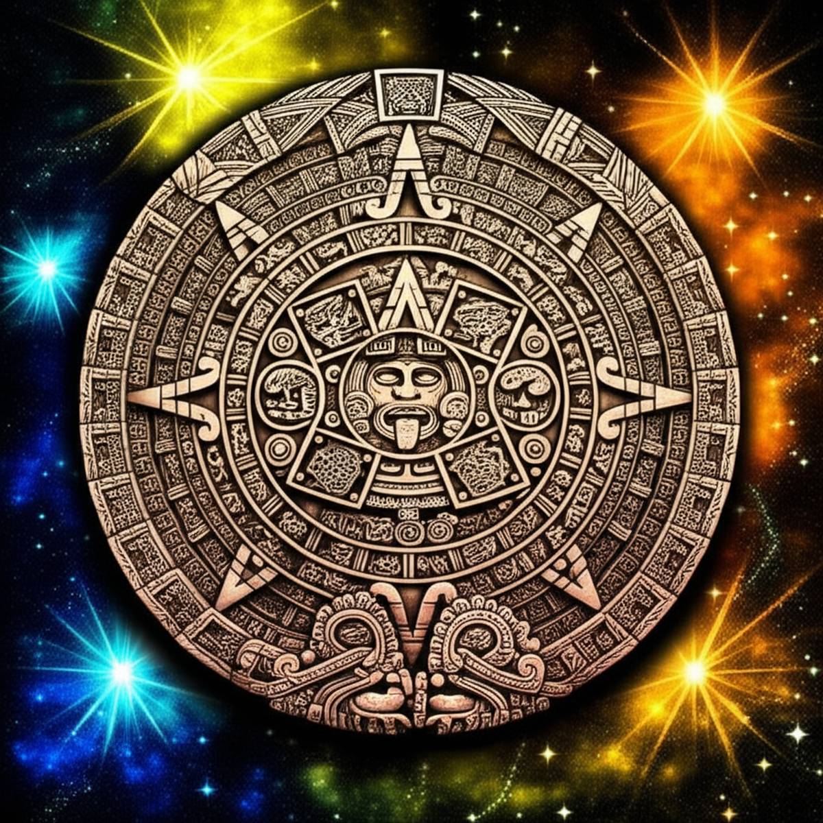 تقویم شمارش طولانی مایا Mayan Long Count calendar