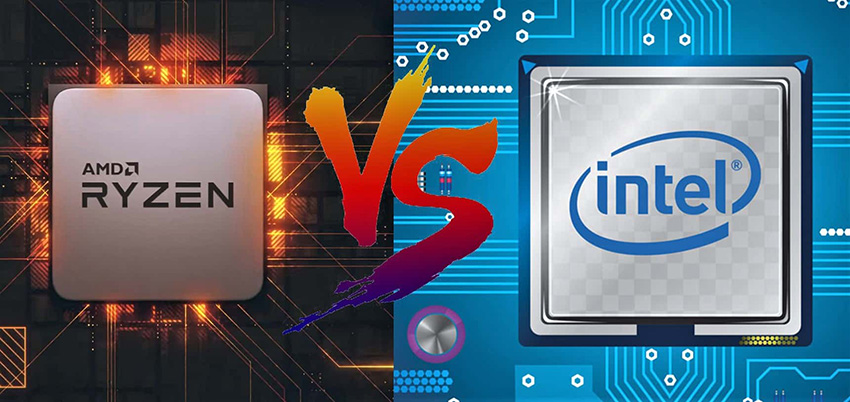 مقایسه پردازنده AMD Ryzen و Intel Core