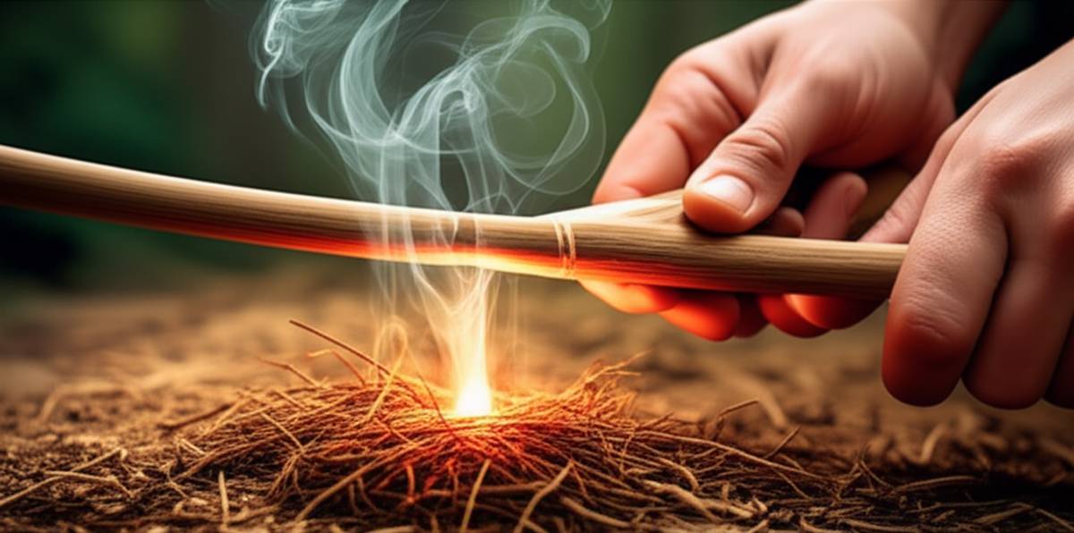تهیه آتش به روش اصطحکاکی: راهنمای جامع و عملی