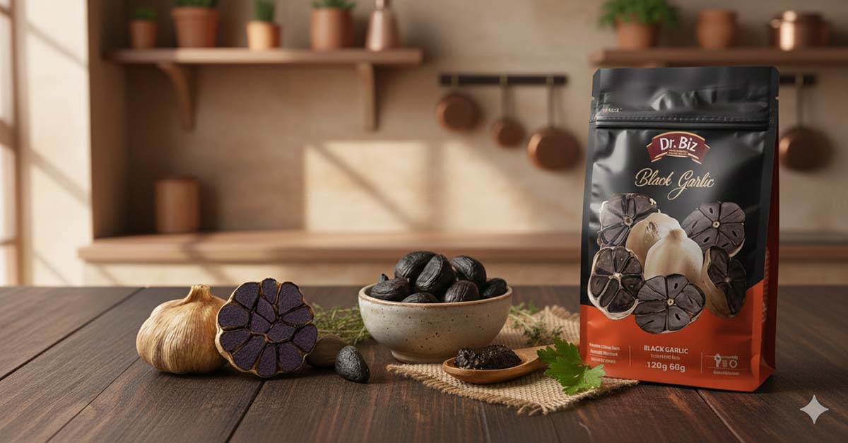 خواص | مکمل عوارض جانبی احتمالی مصرف سیر سیاه دکتر بیز: علائم و نشانهها